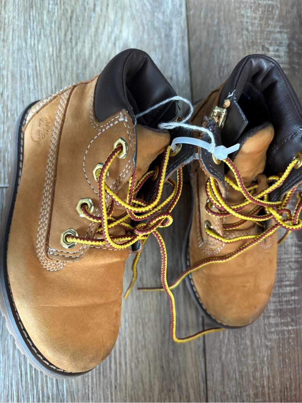 Timberland Wheat Suede Boots - Tan toddler 9C